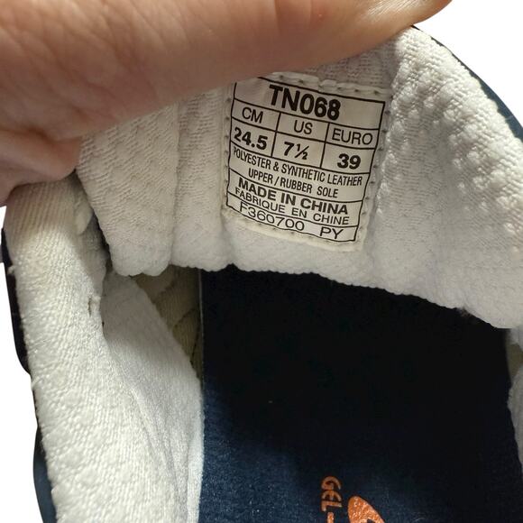 Vtg Y2K ASICS Gel-Cumulus II TN068 Tennis Shoes Sneakers Womens 7.5 Blue NWOB - Picture 9 of 9